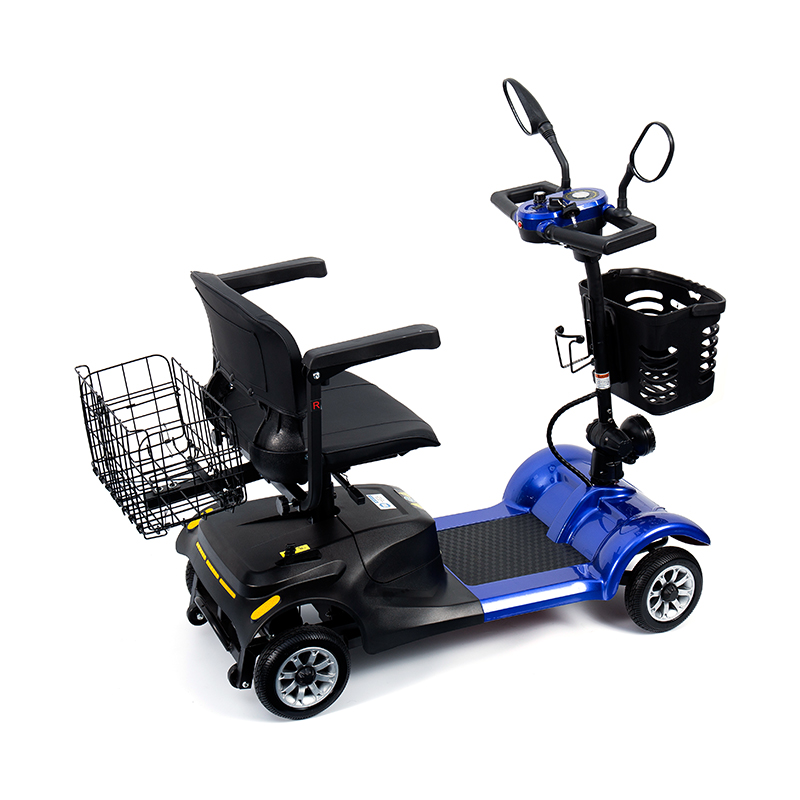 YL-08S Heavy-Duty 4 Wheel Folding Mobility Scooter na may 12°Climbing Capacity
