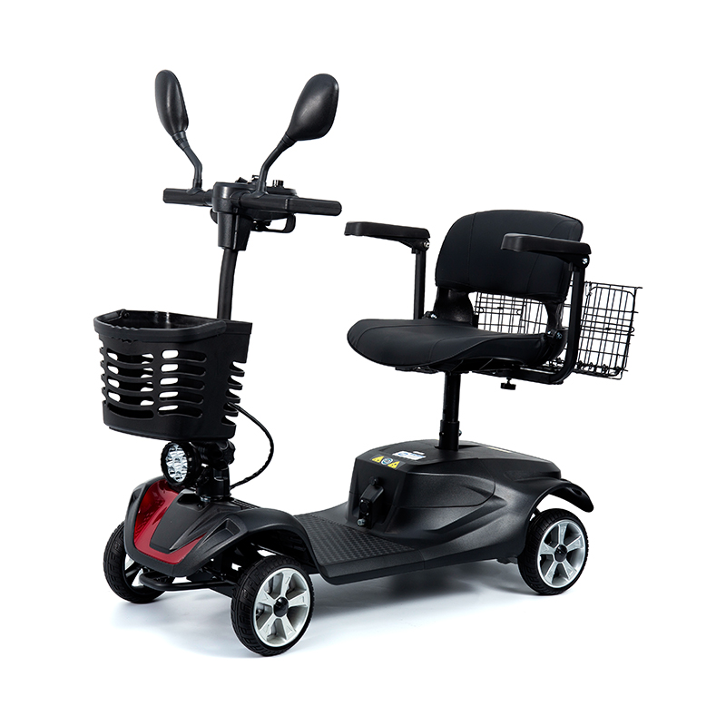 YL-07 4 Wheel Travel Foldable Electric Powered Mobility Scooter na may Basket