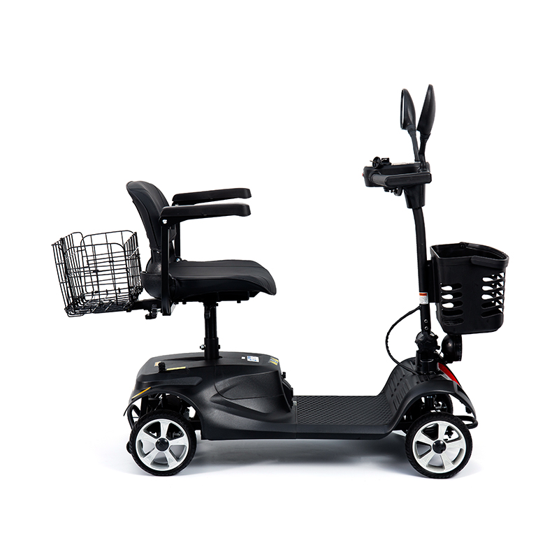 YL-07 4 Wheel Travel Foldable Electric Powered Mobility Scooter na may Basket