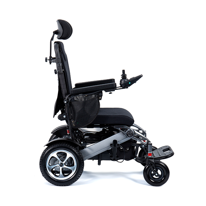 YL-9005 Awtomatikong Folding Remote Control Electric Wheelchair