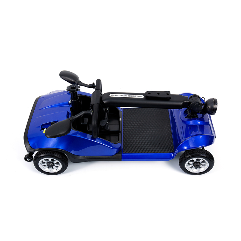 YL-09B Folding 4-Wheel Lightweight Mobility Scooter na may Basket