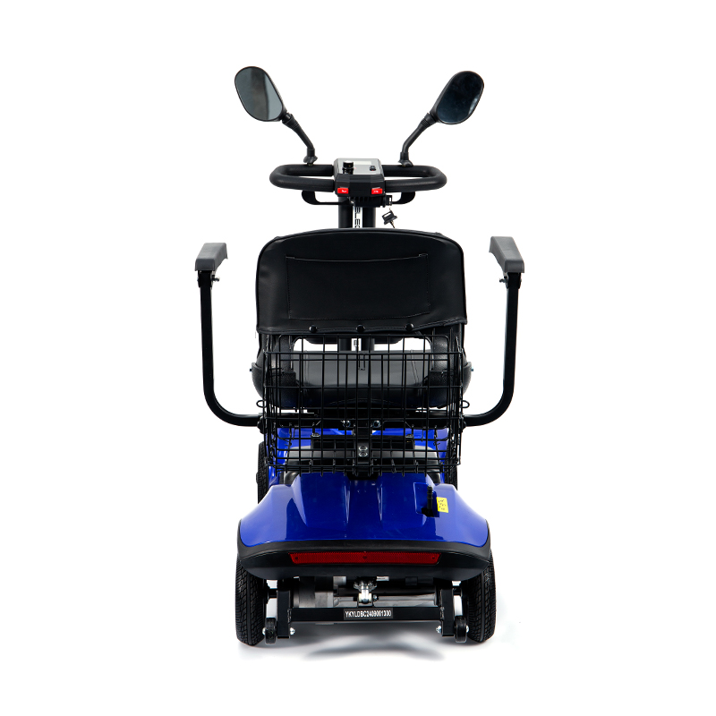 YL-09B Folding 4-Wheel Lightweight Mobility Scooter na may Basket