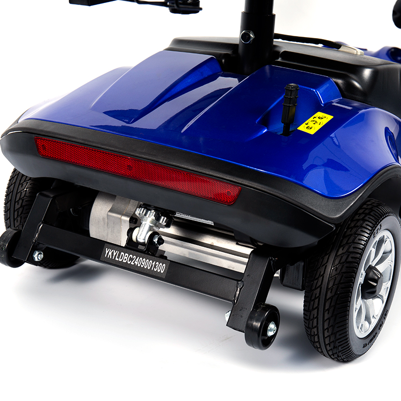 YL-09B Folding 4-Wheel Lightweight Mobility Scooter na may Basket