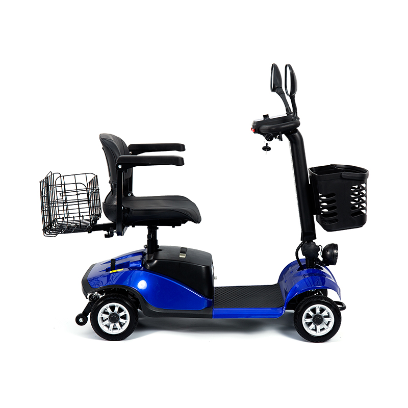 YL-09B Folding 4-Wheel Lightweight Mobility Scooter na may Basket