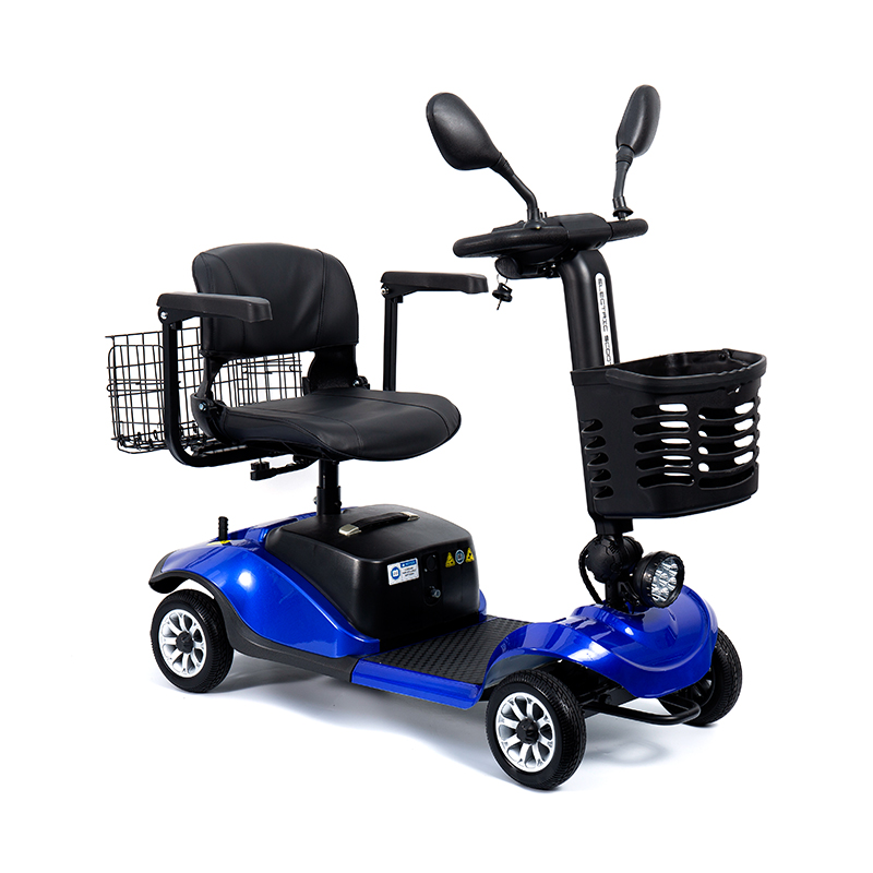 YL-09B Folding 4-Wheel Lightweight Mobility Scooter na may Basket