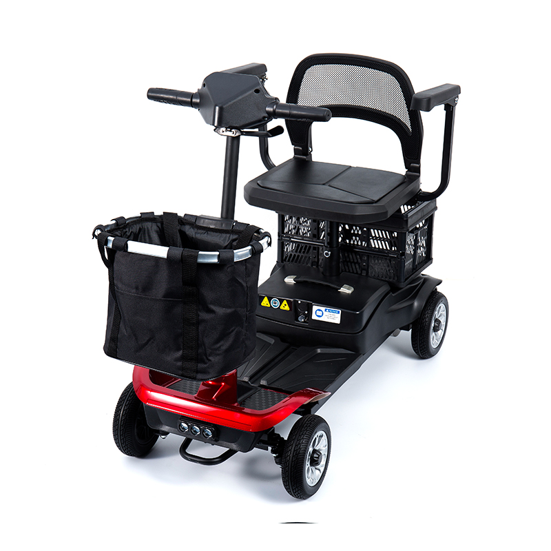 YL-02 Lightweight 4-Wheel Mobility Scooter para sa mga Nakatatanda, Nagtatampok ng 360° Swivel Seat