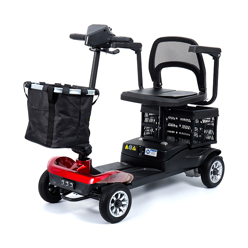 YL-02 Lightweight 4-Wheel Mobility Scooter para sa mga Nakatatanda, Nagtatampok ng 360° Swivel Seat