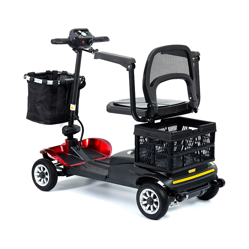 YL-02 Lightweight 4-Wheel Mobility Scooter para sa mga Nakatatanda, Nagtatampok ng 360° Swivel Seat