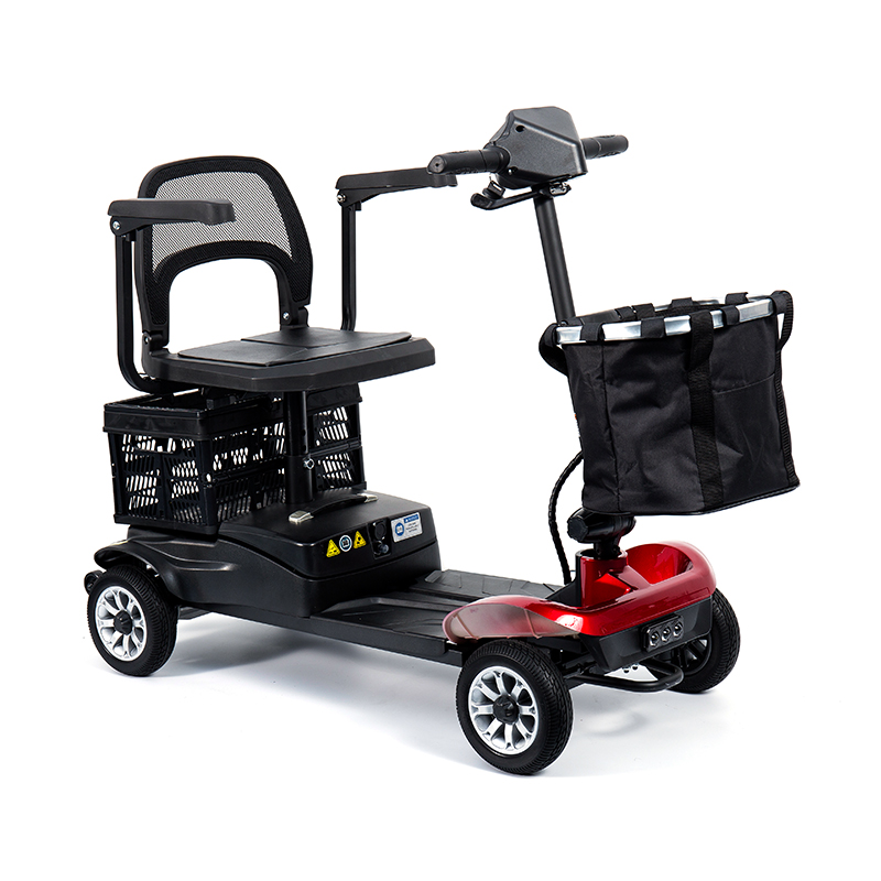 YL-02 Lightweight 4-Wheel Mobility Scooter para sa mga Nakatatanda, Nagtatampok ng 360° Swivel Seat