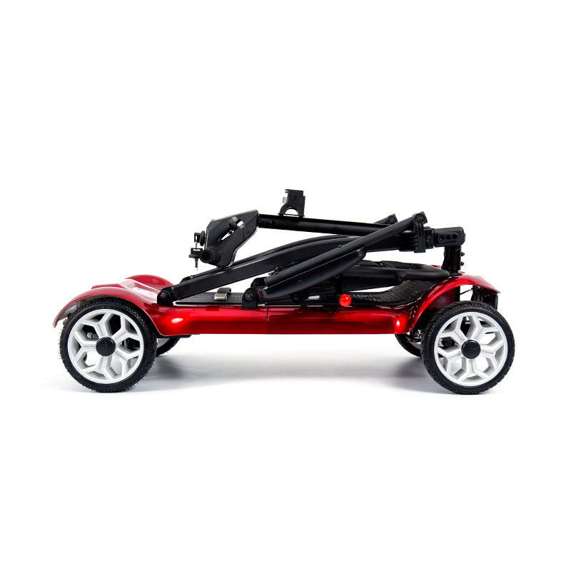 YL-985 4 Wheels Folding Battery Powered Electric Transportation Scooter