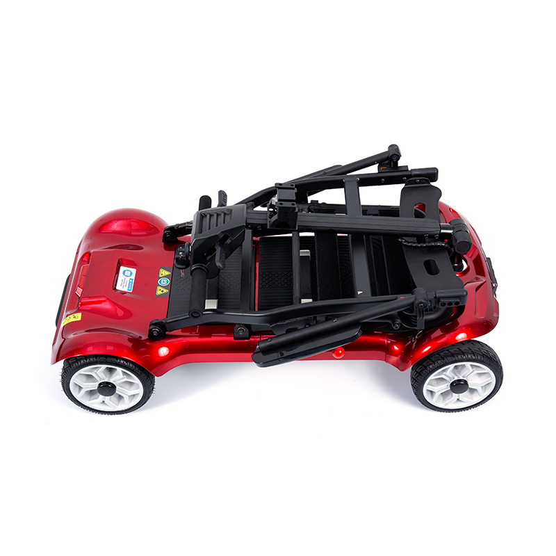 YL-985 4 Wheels Folding Battery Powered Electric Transportation Scooter
