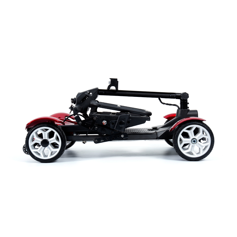 YL-211 4 Wheels Tourist Electric Scooter para sa mga Nakatatanda na may LED Headlight, Basket