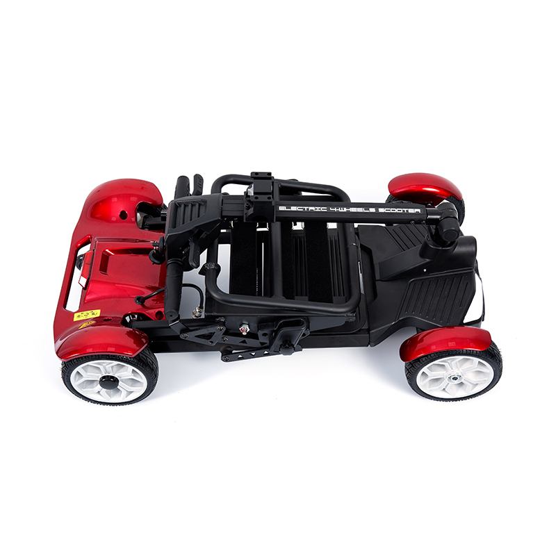 YL-211 4 Wheels Tourist Electric Scooter para sa mga Nakatatanda na may LED Headlight, Basket