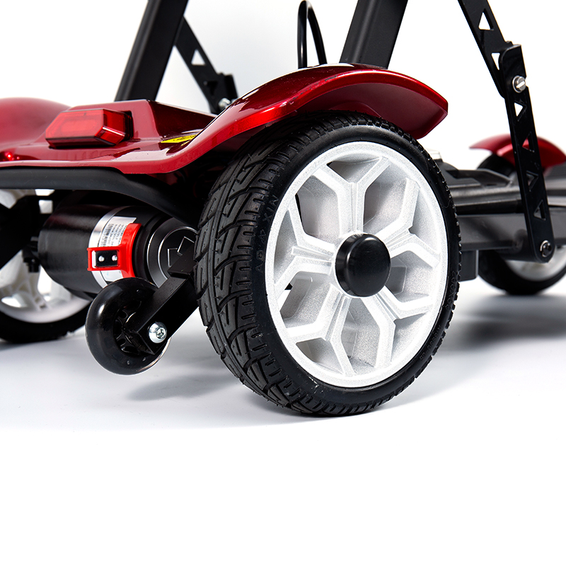 YL-211 4 Wheels Tourist Electric Scooter para sa mga Nakatatanda na may LED Headlight, Basket