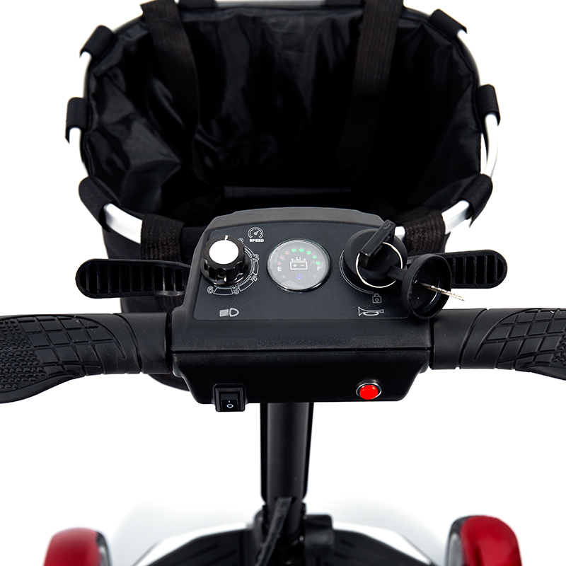 YL-211 4 Wheels Tourist Electric Scooter para sa mga Nakatatanda na may LED Headlight, Basket