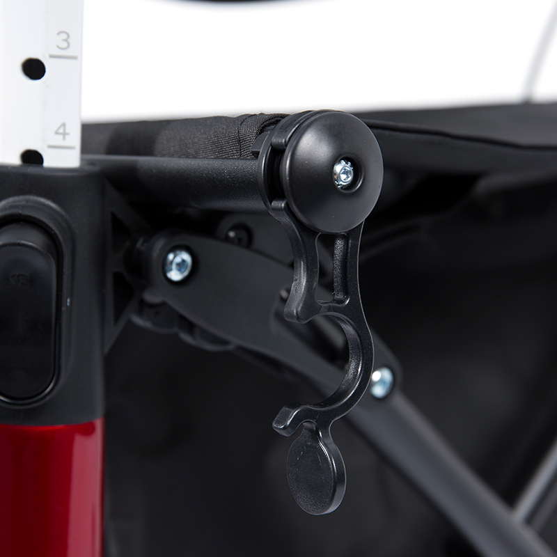 HES-R306 Lightweight Rollator – Natitiklop, TPR Wheels, Naaayos, 150kg na Kapasidad ng Timbang