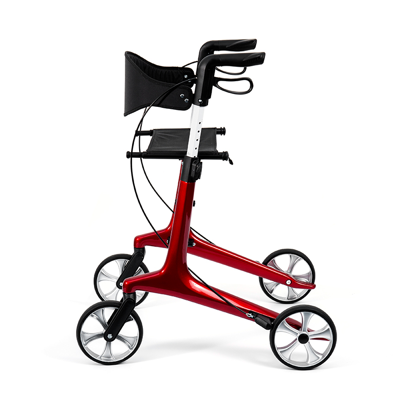 HES-R306 Lightweight Rollator – Natitiklop, TPR Wheels, Naaayos, 150kg na Kapasidad ng Timbang